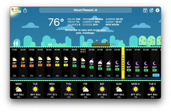 Carrot.png Carrot Weather Forcast